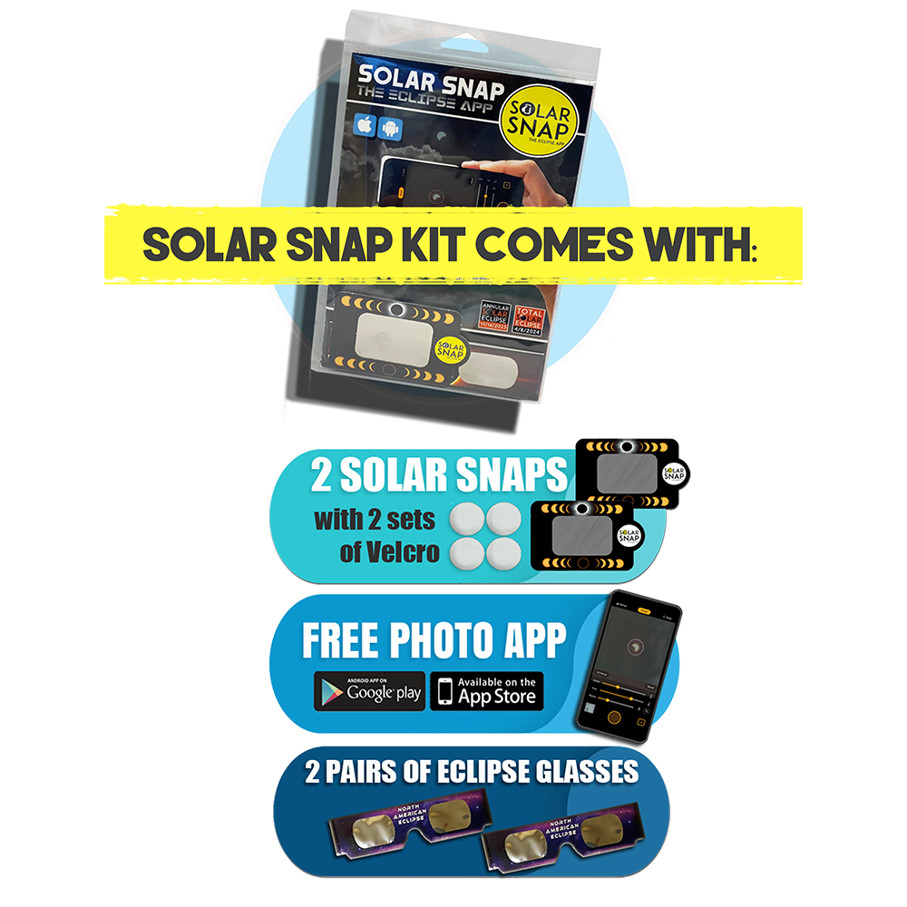 Holiday Eyes Solar Eclipse Glasses for Smart Phone App ISO & CE Certified #123-12-2