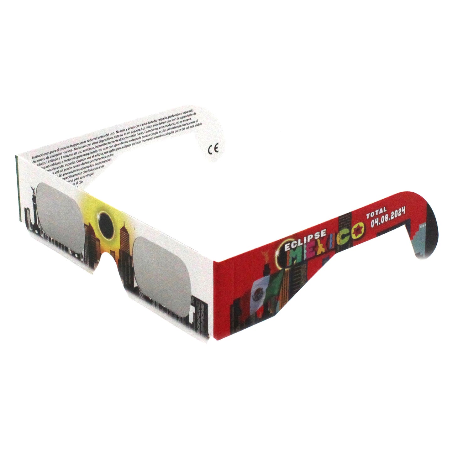 Holiday Eyes 5 Pack Solar Eclipse Glasses "NATIONS" 12312-2 AAS & CE Approved ISO Certified Safe