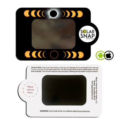Holiday Eyes Solar Eclipse Glasses for Smart Phone App ISO & CE Certified #123-12-2